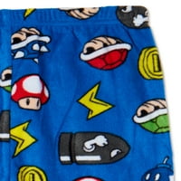 Nintendo Boys Fleece set pidžama, 2 komada, veličine 4-10