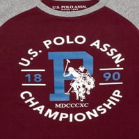 S. Polo Boys Grafički majica s dugim rukavima, 2-pack, veličine 4-18