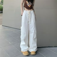 Hlače za žene široke teretne hlače ulična odjeća hop Joggers sportske casual široke široke hlače