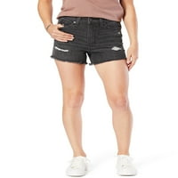 Potpis Levi Strauss & Co. Juniors 'Curvy High Rise Cut-off Short-Shorts Shorts