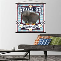 Disneev Dumbo-Slatki zidni plakat s drvenim magnetskim okvirom, 22.375 34