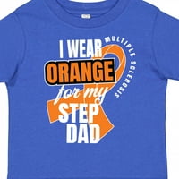Nosim narančastu majicu za očuha, dar za svijest o multiploj sklerozi, majicu za dječaka ili djevojčicu mlađe dobi