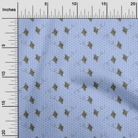 Jednobojna Georgette viskozna tkanina srednje ljubičaste boje medonosne pčele sa šesterokutnom teksturom Pribor za prošivanje tkanina