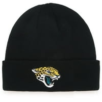 Muški crni Jacksonville jaguars logotip s pletenom beanie - OSFA