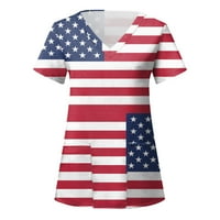 Ženske majice za Dan neovisnosti, Dan neovisnosti, Dan neovisnosti Za Žene, Ležerne ljetne majice s printom za žene, vrhovi s izrezom
