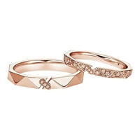 modni prstenovi za ljubavnike od papira i ženski prstenovi s podesivim otvorima daju prsten za Valentinovo ženama jednostavni prstenovi