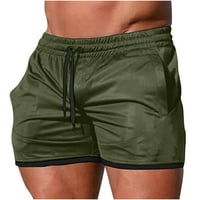Muške kratke hlače širokog kroja s elastičnim pojasom na vezicama ljetne kratke hlače za plažu s džepovima sportske kratke hlače