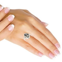 Prirodni dendrit Opal Ženski nakit prsten od srebra