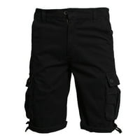 Muške rastezljive teretne kratke hlače od 96-a, Ležerne kratke hlače s proširivim strukom na otvorenom, lagane vodootporne brzosušeće