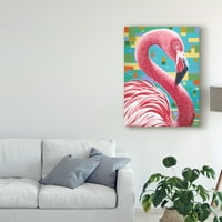 Zaštitni znak likovna umjetnost 'fenomenalni flamingos i' carovas art by carolee vitelletti