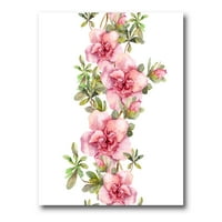DesignArt 'Buket ljubičastog i ružičastog cvijeća II' Farmhouse platno zidna umjetnička tiska