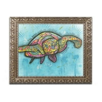 Zaštitni znak dekana Rousseaua zidna umjetnost uokvirena kornjačom