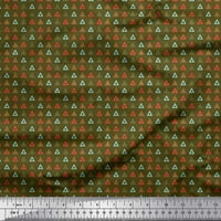 Pamučna Pletena tkanina od pamuka, trokutasta tkanina za košulje s otiskom širine dvorišta