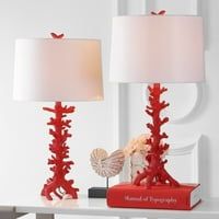 Stolna svjetiljka u koraljnoj boji