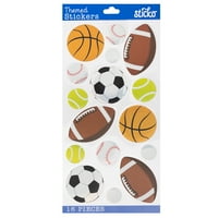 Plastične naljepnice za popularne sportske lopte u alternativama, kom.