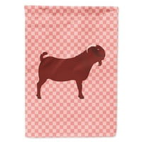 _7891 _ Kalahari crvena koza ružičasta Karirana Zastava platno veličina kuće velika, višebojna