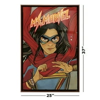 Gospođica Marvel - uokvireni plakat za stripove u okviru