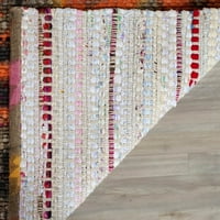 Cvjetni tepih od pamuka, 8' 10 ' smeđi Multi