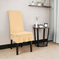 Navlaka za blagovaonsku stolicu suknja s volanima navlaka za stolicu zaštitnik sjedala stolice