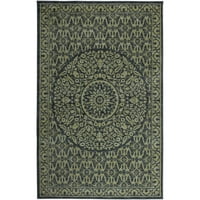 Mohawk Home prizmatična matilda siva tradicionalna ukrasna orijentalna preciznost tiskana prostirka, 8'x10 ', siva