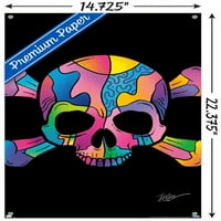 Jason Neilor-Zidni plakat s lubanjom u boji, 14.725 22.375