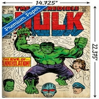 Comics of comics-Hulk-Incredible Hulk zidni Poster, 14.725 22.375