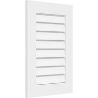 30 W 34 H pravokutnik Površinski nosač PVC Gable Vent: Funkcionalan, W 3-1 2 W 1 P Standardni okvir