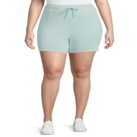 Reebok Women's Plus Size Ultimate Soft French Terry Shorts s džepovima u prodaji ležerno ljetno odobrenje