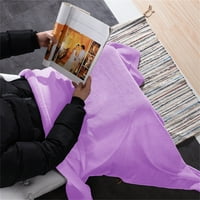 Baci pokrivač 50 x60 meka ugodna flanel fleece bacanje pokrivača za kauč kauča