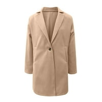 Ženski kaputi i jakne Plus size jesenski / zimski kaputi Modni dvostrani baršunasti kaputi s dugim rukavima, jednobojni klasični