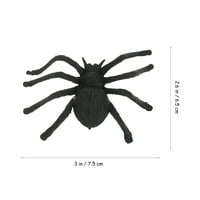 Lažni crni pauk za Noć vještica lažni pauk plastična igračka pauk za podvalu rekvizita