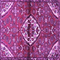 Tradicionalni tepisi u ljubičastoj boji, kvadratni 5 stopa