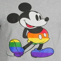 Majica sa grafičkim po cijeloj površini Disney Men 's & Big men' s Mickey Mouse Pride, veličine S-3XL