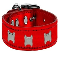 Ogrlica za pse za pse, crvena, crvena