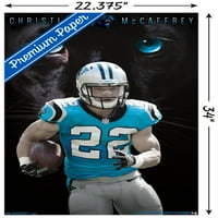 Carolina Panthers - plakat Christian McCaffrey Wall, 22.375 34