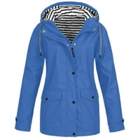 Čvrsta otvorena veličina Plus kišni kaput otporan na vjetar, vodootporna jakna za žene, ženski kaput Napomena, kupite jednu ili dvije