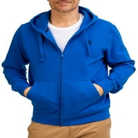 S. Polo ASN. Muška majica s kapuljačom od flisa s patentnim zatvaračem