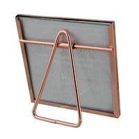 Northlight 4.25 Klasični kvadrat 4 4 okvir foto slike s leđima Easel - Rose Gold