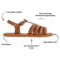 Kolekcija putovanja ženske benicia tru comfort pjena s ravnim sandalama