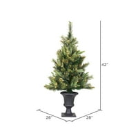 Umjetno božićno drvce od kašmirskog bora od 9,5', prozirno svjetlo od 9,5'