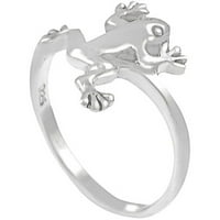 Brinley Co. Frog Ring u Sterling Silver
