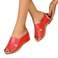 Ženske cipele; moderne sandale s ravnim potplatom u rimskom stilu s otvorenim prstima;