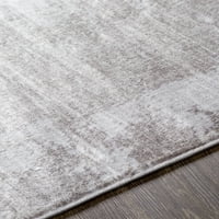 Apstraktni tepih od zelene, srebrno sive ,5'3 7'3