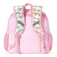 Školske vibracije Daisy Rainbow Girls 16 Slušalice s ruksakom ruksaka za ručak, ružičasta