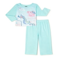 Peppa pidžama Set za djevojčice i svinje, 2 komada, veličine od 12m do 5t