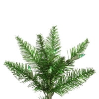 Tanko umjetno božićno drvce od 9' inča, zelene žarulje sa žarnom niti