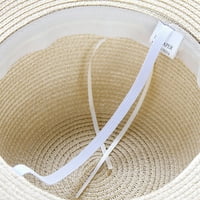 Sklopivi ženski slamnati šešir širokog oboda za djevojčice šešir za sunčanje šešir za plažu