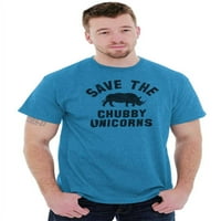 Spasite bucmaste jednoroge maštovita muška majica s grafičkim printom Tee-ovi u HE-u