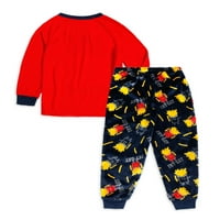 Wonder Nation Boys Dugi rukav Top i hlače set pidžama, 2 komada, veličina 4- & Husky