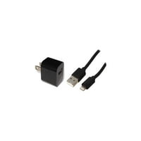 4xem iPhone punjač komplet 3ft 8pin kabel iPhone xr xs se crno